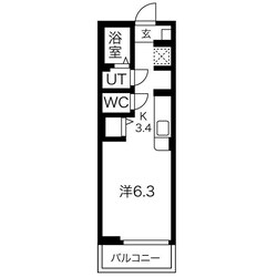 愛宕橋駅 徒歩5分 3階の物件間取画像